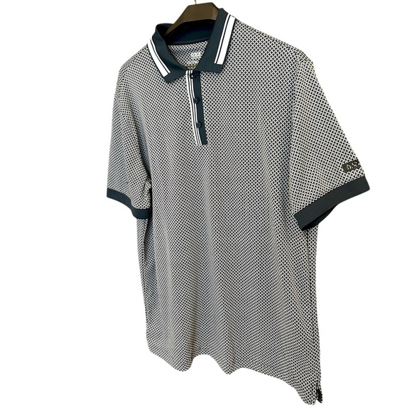 Sligo men’s L golf shirt EUC super fun- hard to picture pattern is blurry- nice! - Picture 1 of 14